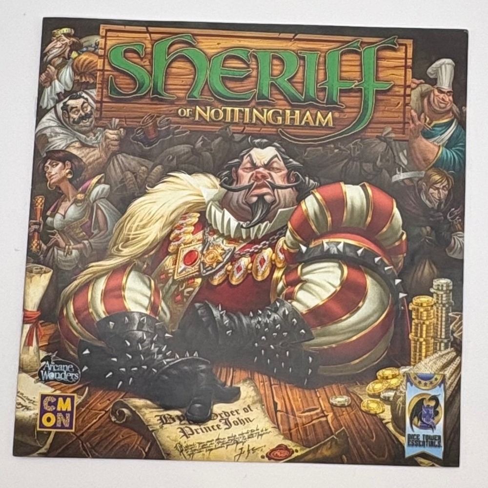 Sheriff of Nottingham Board Game 1st Edition Arcane Wonders 2014 Complete